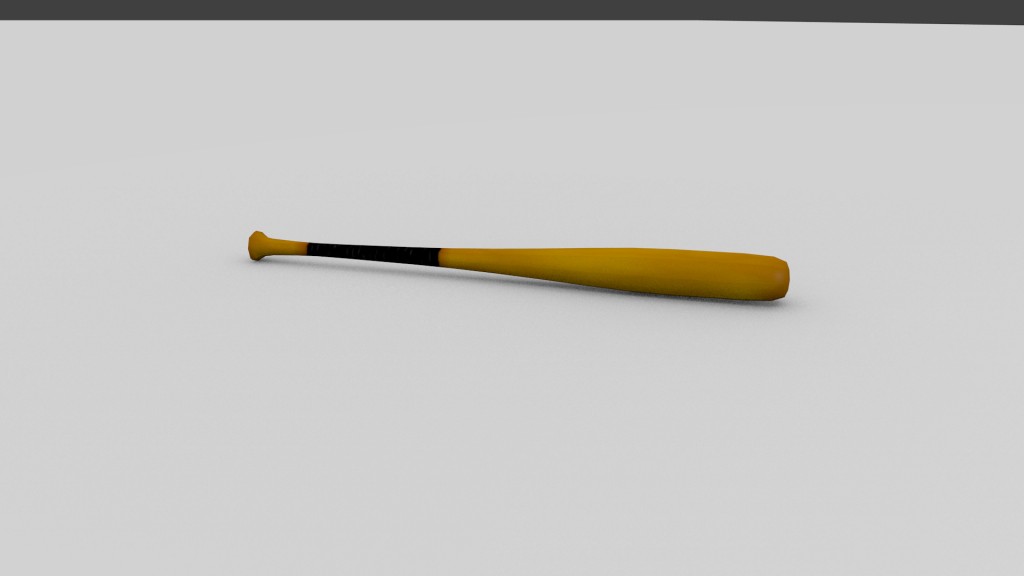 Low Poly Baseball Bat preview image 1